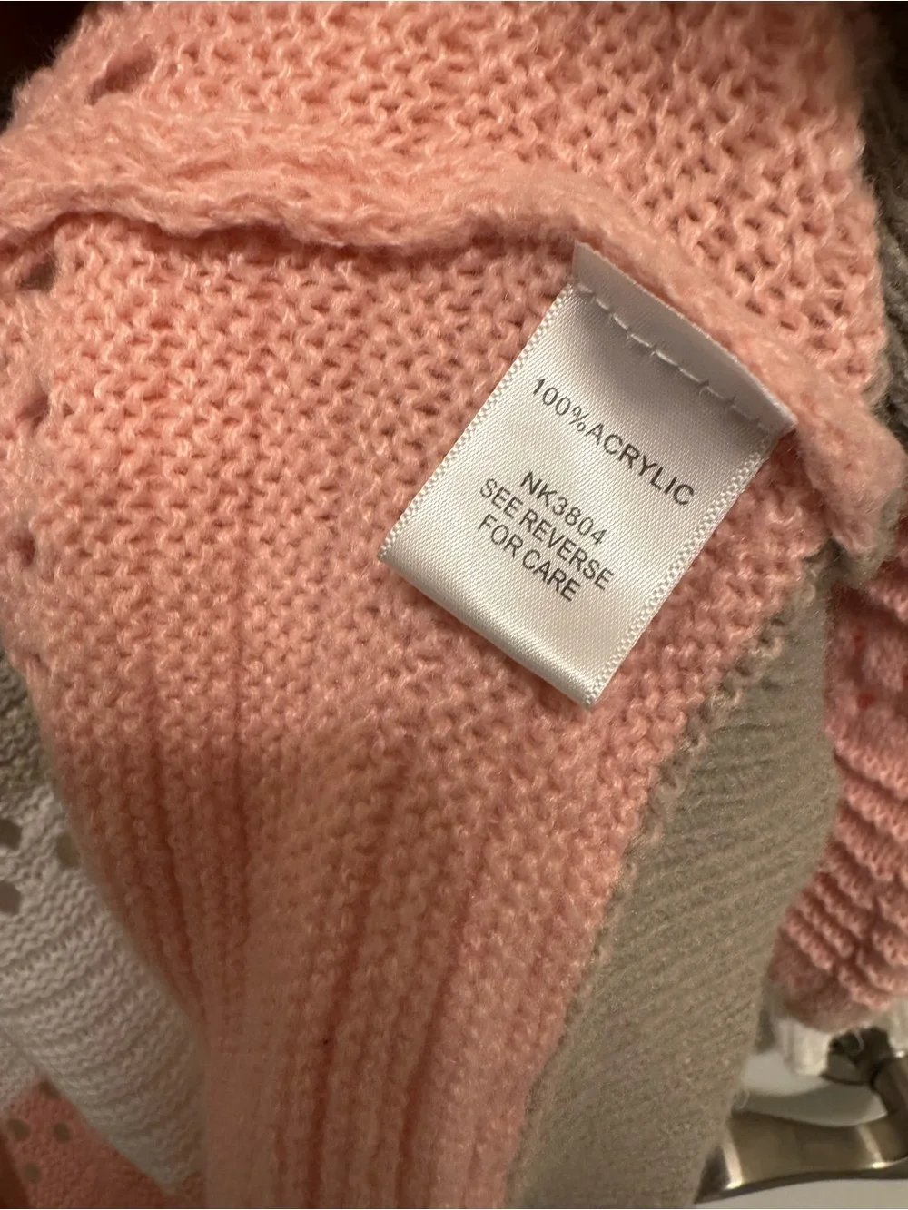 Tres Chic Boutique Open Front Knit Colorblock Cardigan New